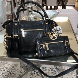 Michael Kors purse with matching wallet